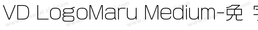 VD LogoMaru Medium字体转换